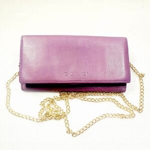 Gucci Leather Wallet On Chain